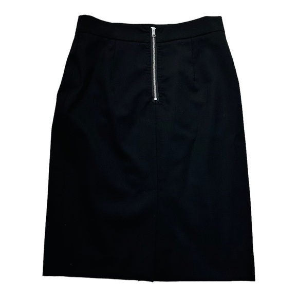 Moschino Cheapandchic Black Wool Academia Skirt - Black - Picture 7 of 7